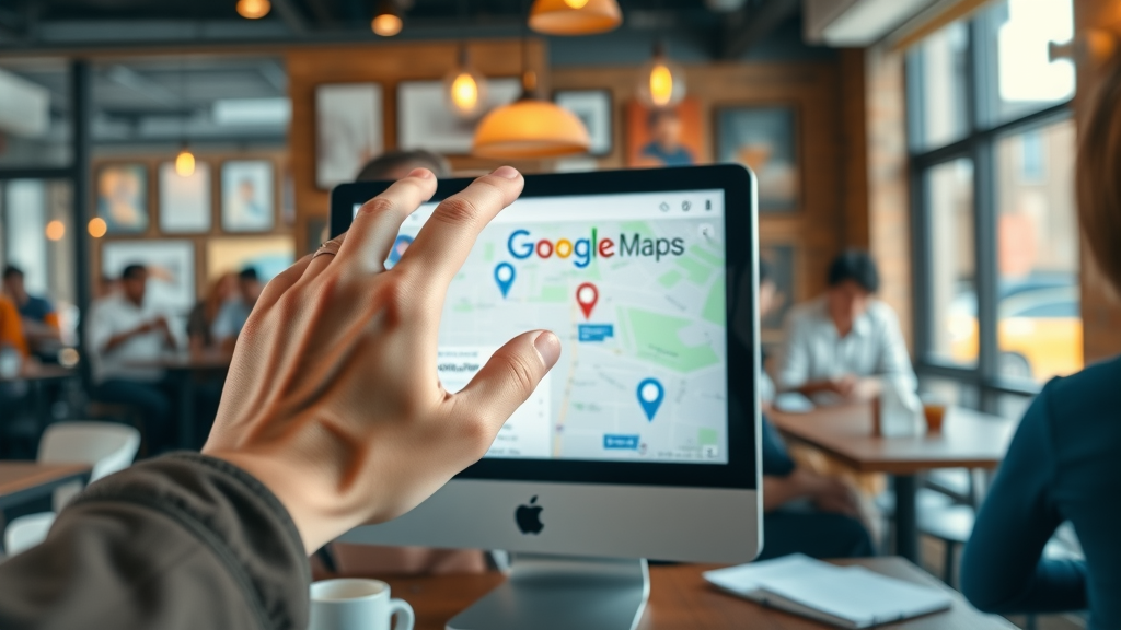 Google Maps on a device highlighting Denver’s top three business listings in the local 3-pack view