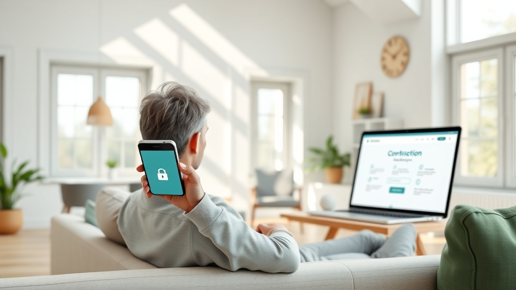 Mobile-first, secure contractor website on multiple devices showing responsive web design and SEO for contractors.