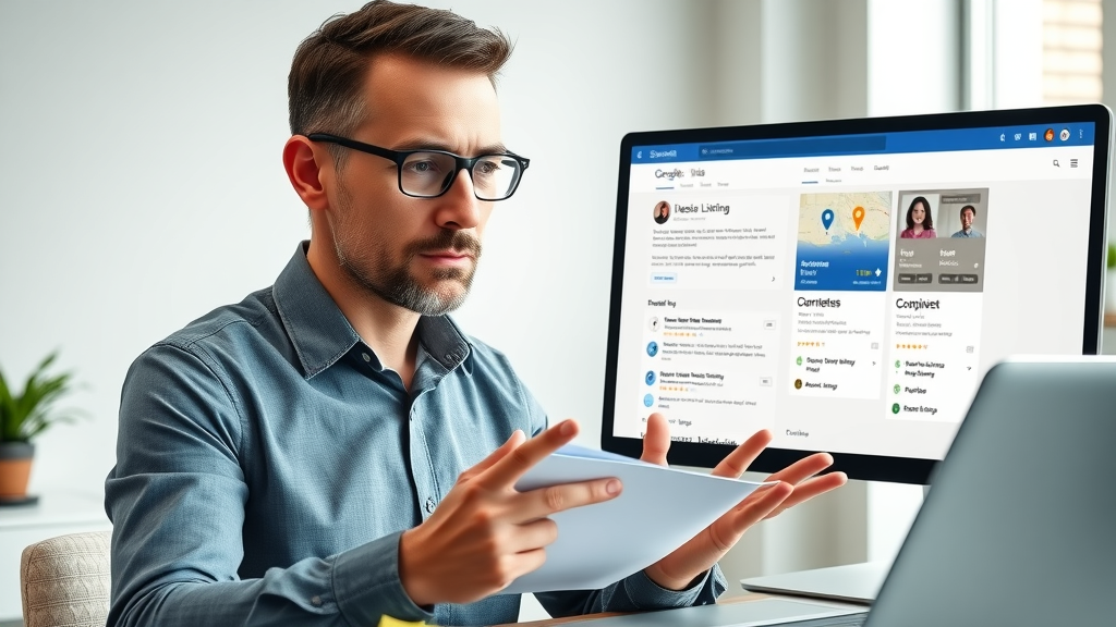 business profile optimization errors successful listings contrast office workspace
